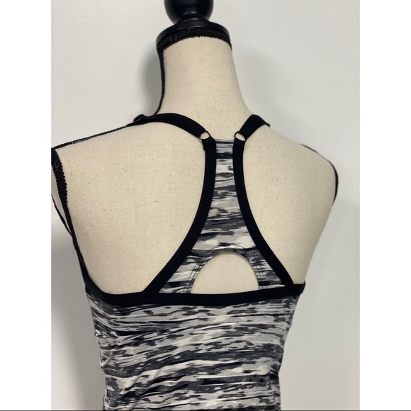 Tek Gear Racerback Tank Top Black & White Size S - Picture 5 of 6